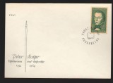 CPIB17036 INTREG POSTAL - LIECHTENSTEIN, FDC, PETER KAISER, 1964, Necirculata, Printata