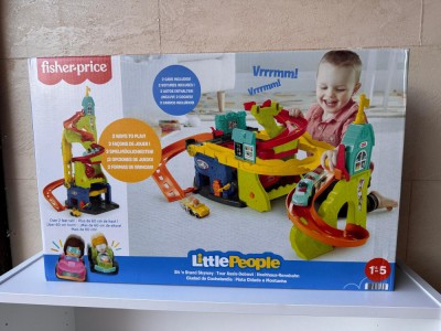 Set Joc Fisherprice,Little people, masinuta si autostrada foto