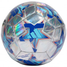 Mingi de fotbal adidas UEFA Champions League Training Foil Replica Ball IA0955 argint foto