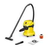 Aspirator cu sac Karcher WD 3 V-15/4/20, aspirare umeda si uscata, 15 l, 1000 W, 1.628-104.0