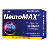 Neuromax + Cognizin&reg; &amp; BacoMind&trade;️ Performanta Cerebrala, 40 capsule, Cosmopharm