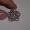 BROSA AUR alb 14K - In Filigran - De firma : Attique - 4.4g - Vintage !