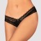 Chilot Medilla crotchless Obsessive, Negru, XS/S