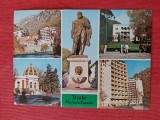 CPIB 23461 CARTE POSTALA - BAILE HERCULANE: COMPLEXUL HERCULE, GARA, STATUIA LUI HERCULE, PARCUL, HOTELUL, CIRCULATA, 2001, STAMPILE, TIMBRE