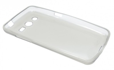 Husa silicon ultraslim fumuriu transparent pentru Samsung Galaxy Core 2 (SM-G355) foto