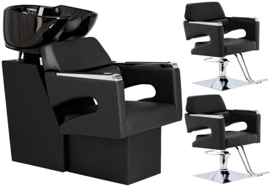 Set Profesional Spălătorie Auto Gaja cu 2 Scaune Pivotante Hidraulice, Bol Ceramic și Accesorii Impecabile foto