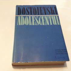 F.M. DOSTOIEVSKI - ADOLESCENTUL , IN ROMANESTE DE EMMA BENIUC , 1961