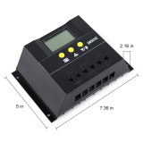 Regulator/Controler Solar 60A CM6024Z 12V/24V pentru Panou Fotovoltaic