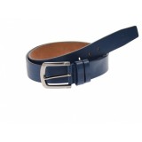 Curea barbati eleganta, din piele naturala, bluemarin 3.5 cm - DR1201BLM