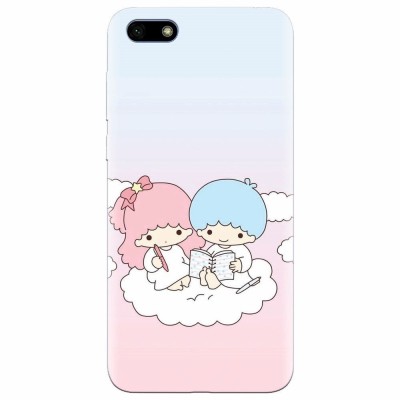 Husa silicon pentru Huawei Y5 2018, Little Twins On Cloud foto