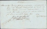 A356 Chitanță olografă, 1833, &icirc;n limba germană