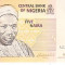 M1 - Bancnota foarte veche - Nigeria - 5 naira - 2006
