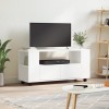 VidaXL Comodă TV, alb, 102x34,5x43 cm, lemn prelucrat