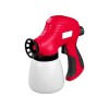 Pistol de vopsit, cu recipient din plastic, capacitate 800ml, putere 60W, dimensiuni 21 x 11 x 23 cm, alb/rosu
