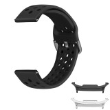 Curea din silicon, compatibila Samsung Galaxy Watch8 Classic 46mm, Negru