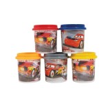 Set Plastilina 5 bucati, Cars, multicolor, 570 g, ATU-088811, Oem