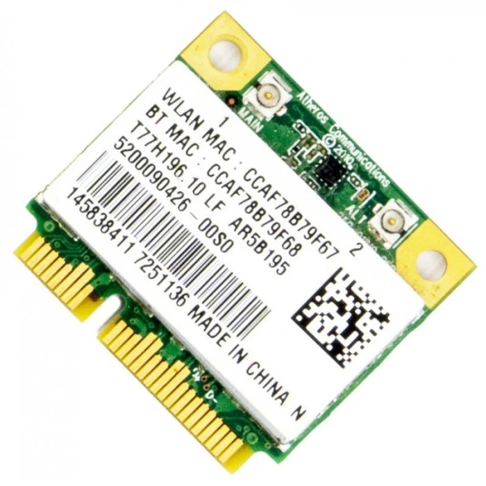277.Modul/Placa retea wifi wireless wifi laptop AR5B195