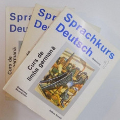 SPRACHKURS DEUTSCH , CURS DE LIMBA GERMANA , VOL. 1,2,3 de ULIRCH HAUSSERMANN , GEORG DIETRICH , ULRIKE WOODS , HUGO ZENKNER , 1994 * VOLUMUL I PREZIN