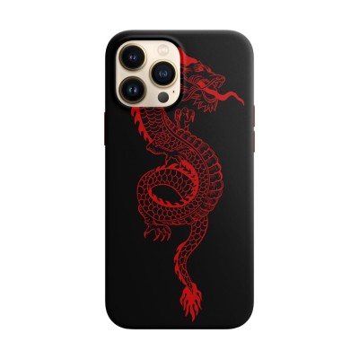 Husa compatibila cu Apple iPhone 14 Plus model Red Dragon, Silicon, TPU, Viceversa foto