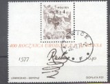 Poland 1977 Paintings, perf.sheet, used AT.071, Stampilat