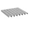 Set 5000 capse galvanizate pentru capsator Toolzilla, 6 mm, ptel galvanizat, argintiu