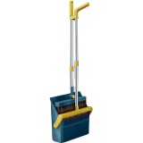 Set Matura si Faras cu Coada cu Dinti de Pieptene pentru Curatare Matura, rotativ, pliabil, detasabil, Otel inoxidabil si Polipropilena, 99 x 30 cm Al