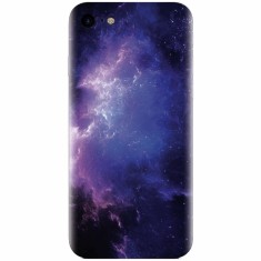 Husa silicon pentru Apple Iphone 6 Plus, Purple Space Nebula