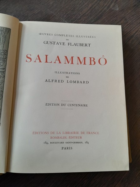 SALAMMBO-GUSTAVE FLAUBERT