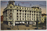 BUCURESTI , HOTELUL ATHENEE PALACE , CARTE POSTALA , 1926