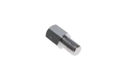 Adaptor oglinda de la filet M8 la M10, filet dreapta, culoare cromat Cod Produs: MX_NEW AB7918 foto