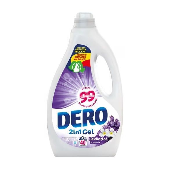 Detergent lichid Dero Levantica, 2L, 40 spalari