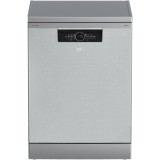 Masina de spalat vase Beko BDFN38641XC, 16 seturi, 6 programe, Time Delay, AutoDoor Opening, Motor ProSmart Inverter, Clasa C, 60 cm, Inox