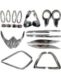 Set 22 ornamente cromate Toyota Hilux Revo 2015, 2016, 2017, 2018, 2019