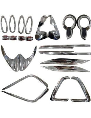 Set 22 ornamente cromate Toyota Hilux Revo 2015, 2016, 2017, 2018, 2019 foto