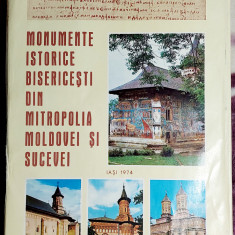 Monumente istorice bisericesti din Mitropolia Moldovei si Sucevei - Iasi 1974