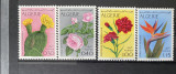 PC282 - Algeria 1973 Flora, serie MNH, 4v, Nestampilat