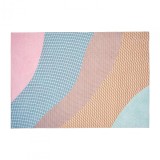 Covor printat, RAINBOW 200x300 cm, lavabil cu spate antialunecare, inaltime fir 3mm