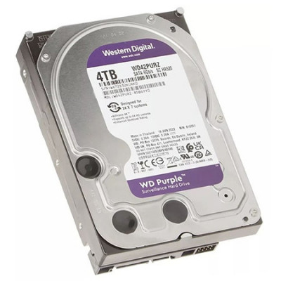 HDD 4TB SATA3 256MB PURPLE WESTERN DIGITAL foto