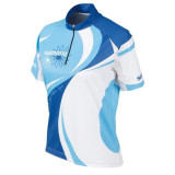 Tricou Maneca Scurta Shimano Femei Mtb Olympian Blue/Bonnie Blue/White, marime M PB Cod:CW0W603203M