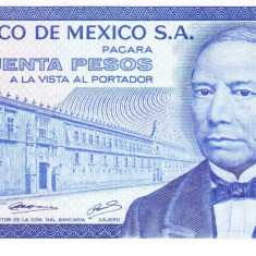 Bancnota Mexic 50 Pesos 1973 - P65a UNC
