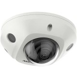 CAMERA IP Hikvision, mini dome pt. interior | exterior, dist. IR 30 m, tip lentila fixa 2.8 mm, 4 Mpx, microfon, PoE, carcasa aluminiu, slot SD card,