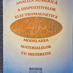 ANALIZA NUMERICA A DISPOZITIVELOR ELECTROMAGNETICE - Valentin Ionita