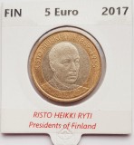 2273 Finlanda 5 euro 2017 President Risto Heikki Ryti km 257, Europa