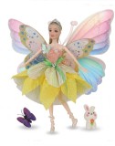 Papusa spiridus cu aripi si figurina iepuras Emily Butterfly
