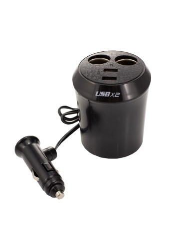 Incarcator multifunctional bricheta auto cu 2 porturi usb