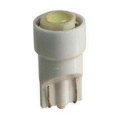 Bec tip LED 12V 1W soclu plastic T10 W2,1X9,5d 2buc Carpoint - Alb focalizat CAR0730301 foto