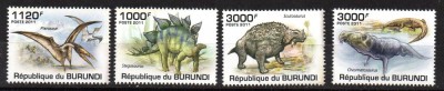BURUNDI 2011, Fauna - Animale Preistorice, MNH foto