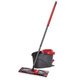 Set Mop Vileda Ultramax XL Turbo, Sistem Rotativ cu Pedala, Microfibra, Maner Telescopic, 42cm