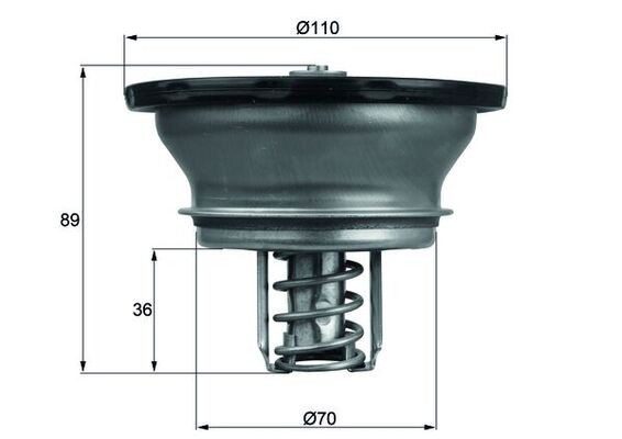 MAHLE THD 3 82 termostat,lichid racire