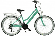 Bicicleta Kands&amp;reg; Aurelia Aluminiu 140-160 cm inaltime Roata 26&amp;quot; 18 vitezem, Menta foto